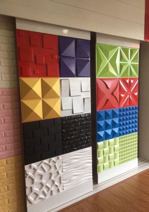 PU 3D decorative wall panel